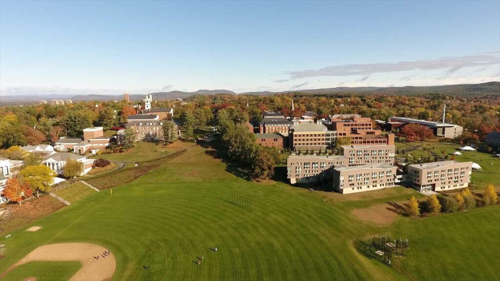 Image of Amherst College's campus