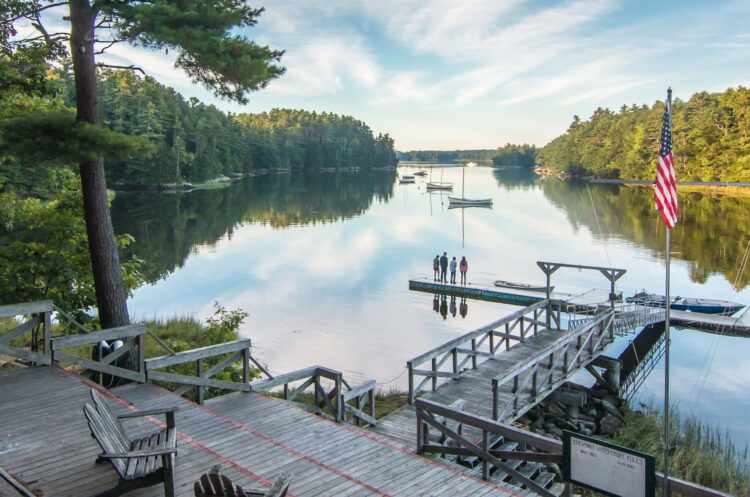 Image of dock at Chewonki