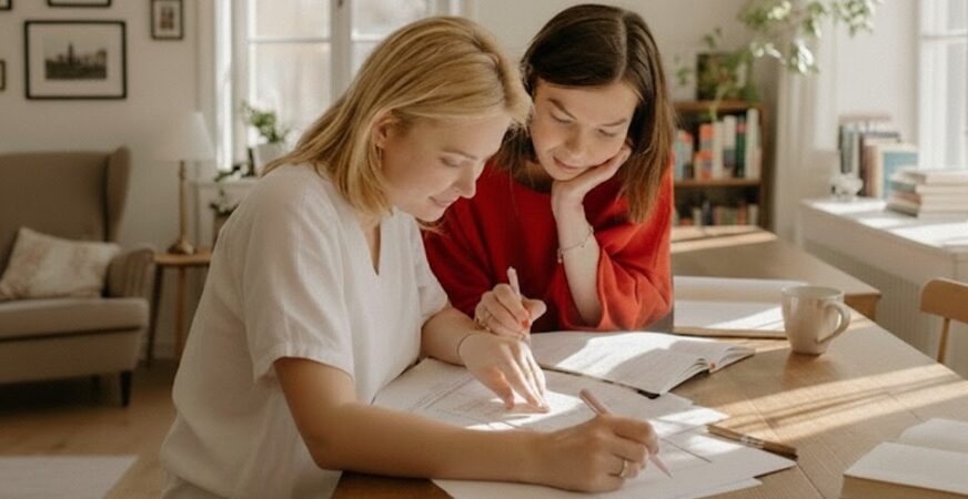 Image of women working together