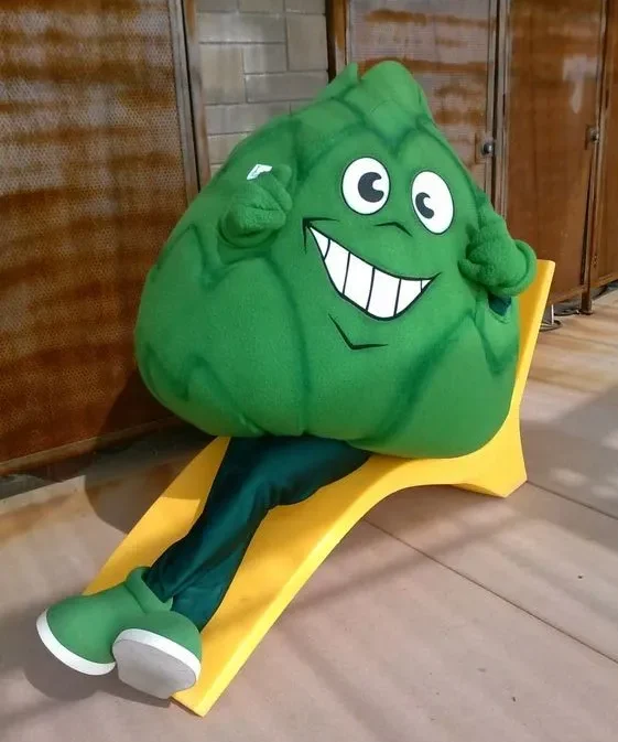 Image of the Fighting Artichoke, Scottsdale Community College's mascot