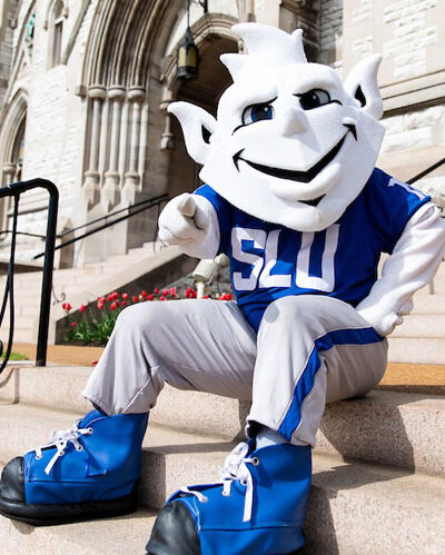 Image of the Billiken, Saint Louis University's mascot