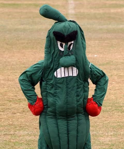 Image of the Fighting Okra, Delta State University's mascot
